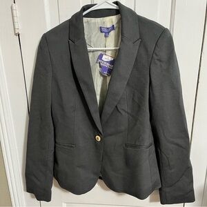 Vivienne Vivienne Tam Gray Blazer Petite Medium PM R2